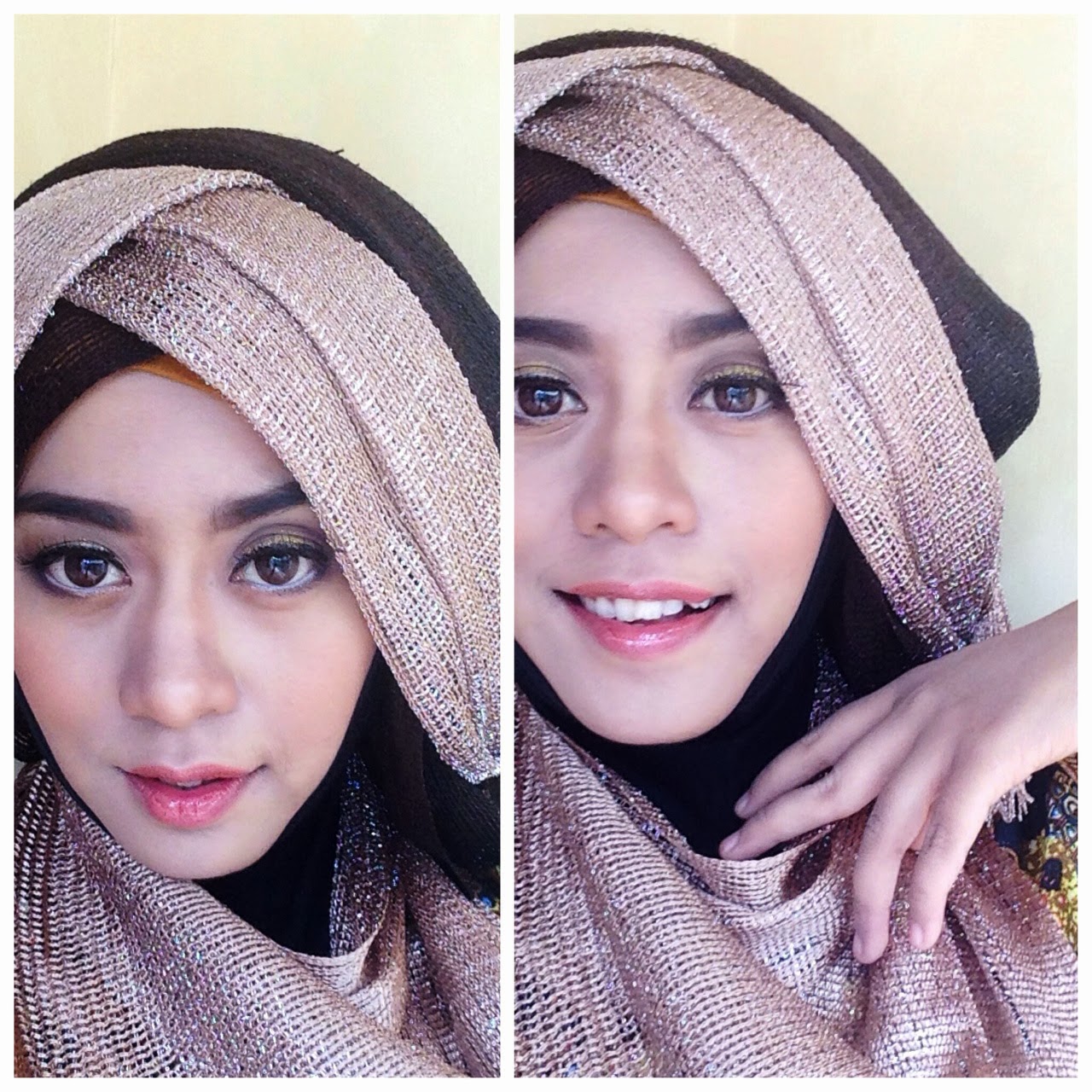 21 Gambar Terupdate Tutorial Hijab Pesta Wardah Terupdate Tutorial