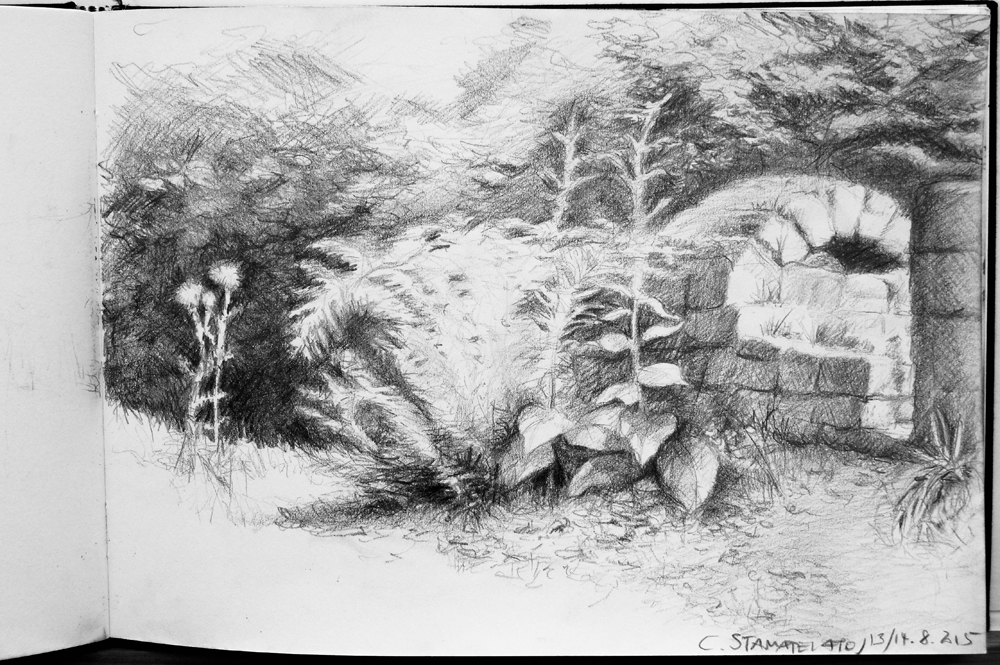 Zeichnen In Der Landschaft August 2015