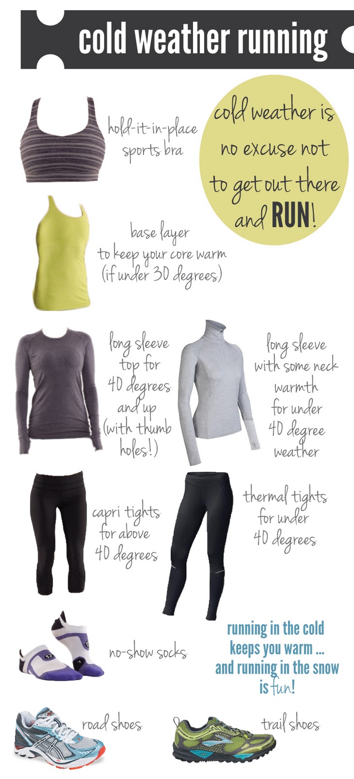 &chloe what to wear cold weather running