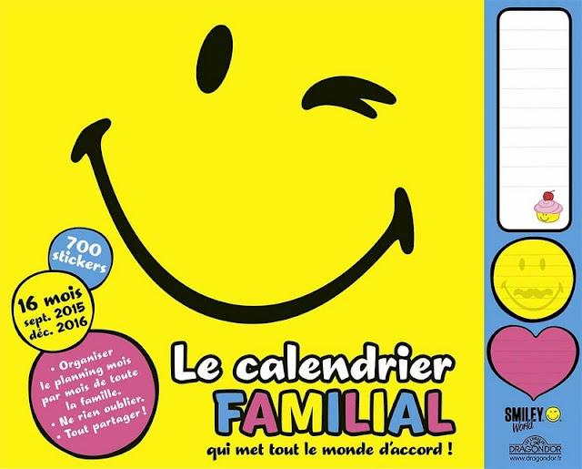 ORGANISEUR FAMILIAL SMILEY