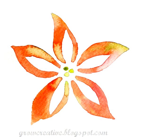 Grow Creative Blog Cardboard Stencil Tutorial and Free Template