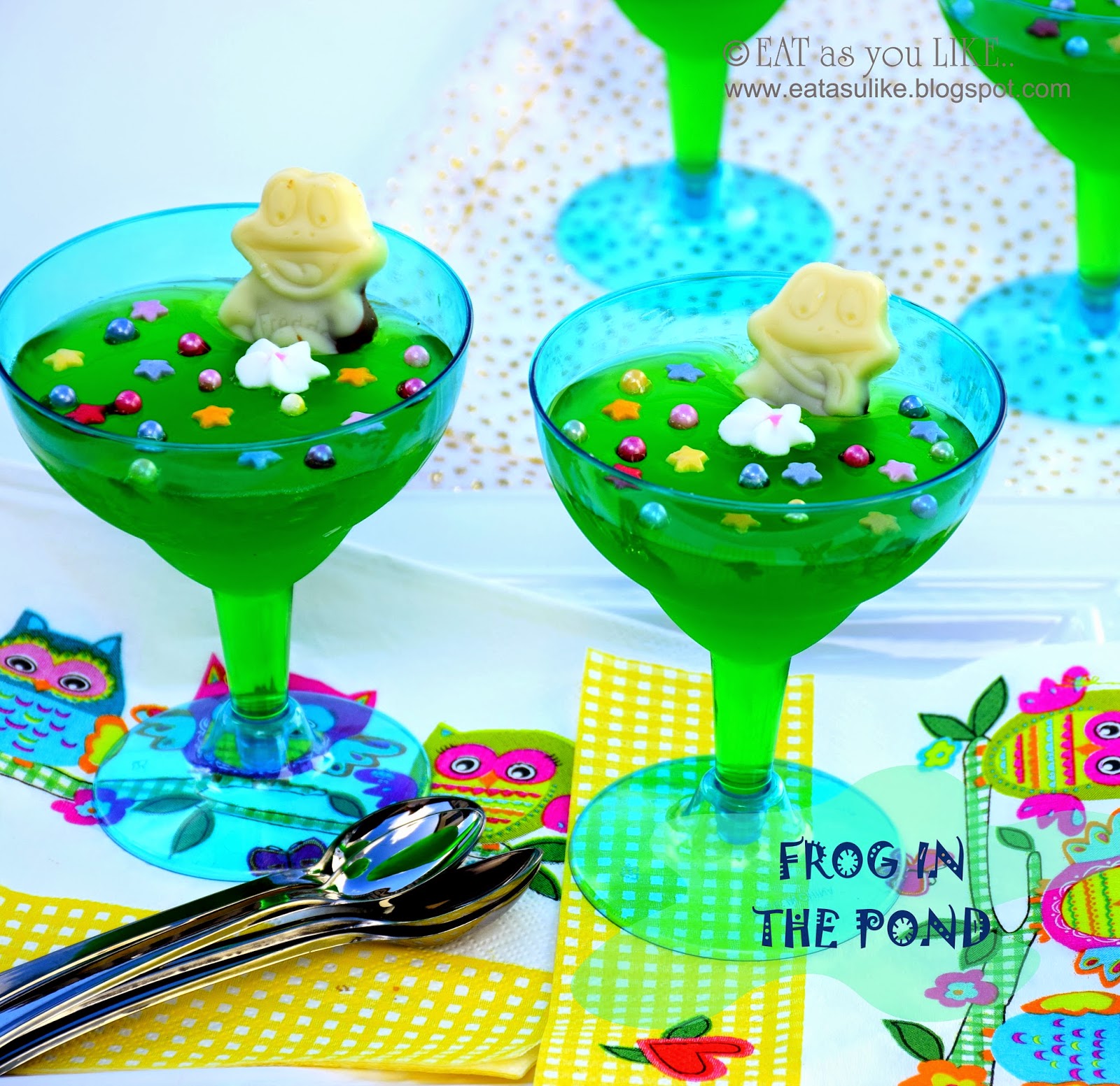 Eat as you Like FROG IN THE POND JELLY