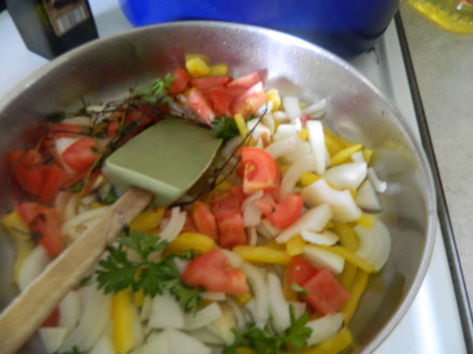 Island Pepperpot Caribbean Style Salt Cod, Jonny Cakes Sticks and