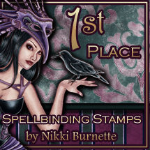 Spellbinding Stamp By Nikki 1st Place - Top 3