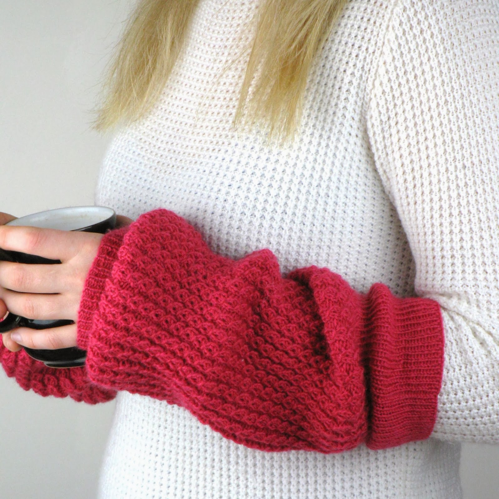  Faux Cable Arm/Leg Warmers