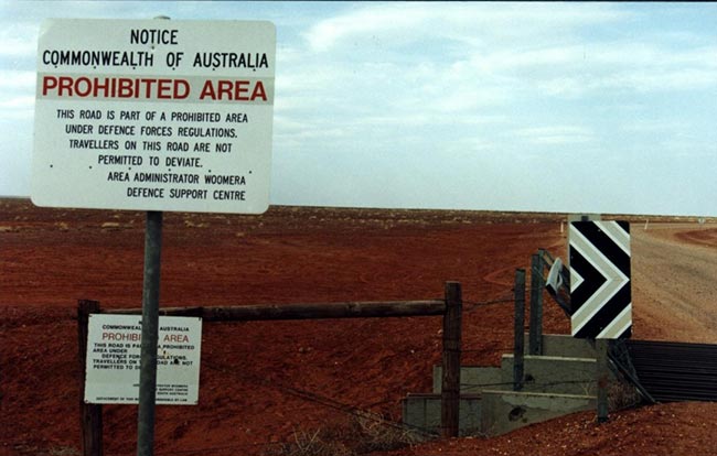 Woomera Prohibited Area, Australia