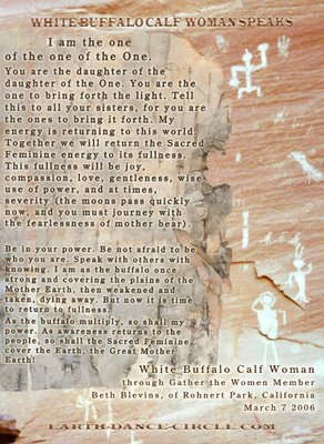 New Native American Legends Everyday: Legend of the White Buffalo Woman
