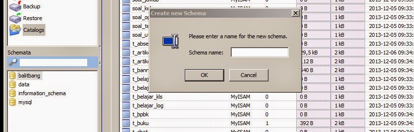 schema mysql