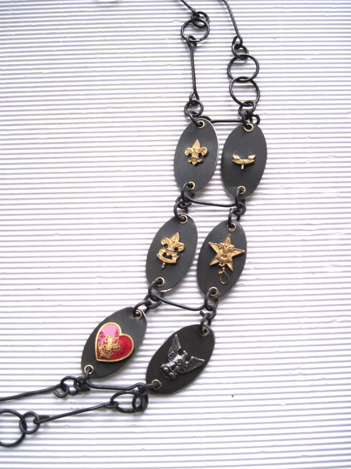 east street pins Custom Boy Scout Rank Necklace