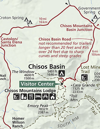 big bend national park trail map pdf