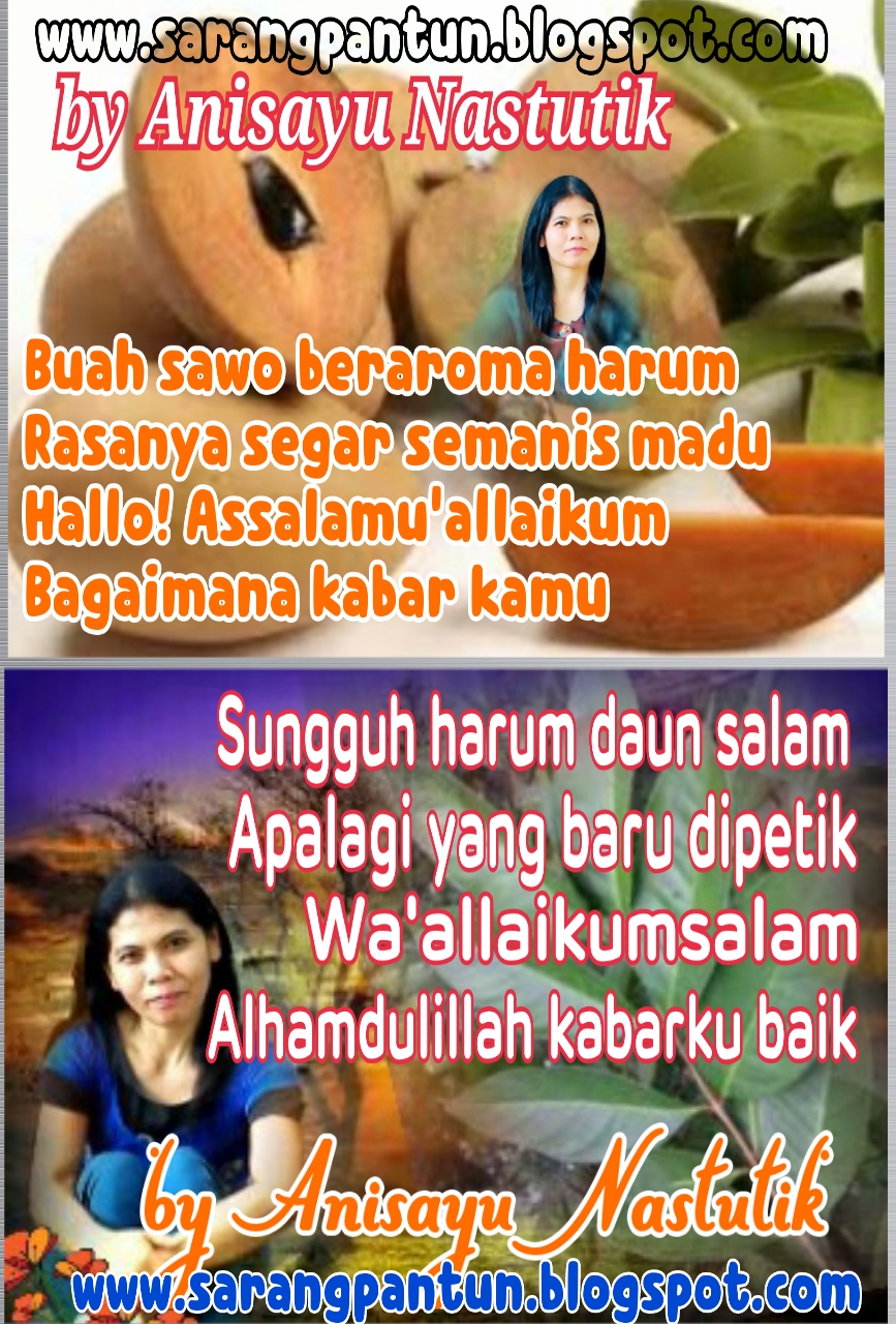 PANTUN CINTA: Contoh Pantun Balasan / Menjawab SMS Pantun-Pantun