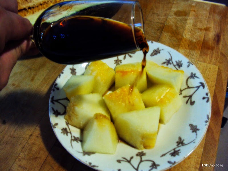 Pedro Ximénez y melón Pedro Ximénez y melón