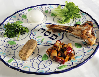 Passover Food Sader Plate