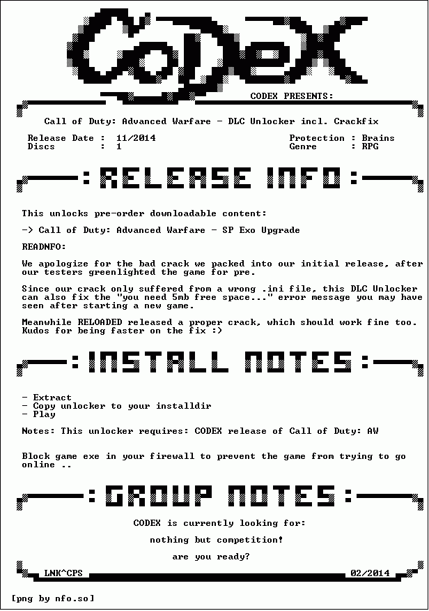 Call Of Duty Advanced Warfare DLC Unlocker