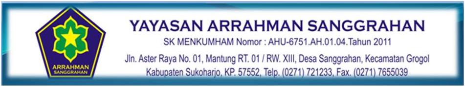 Yayasan ARRAHMAN SANGGRAHAN