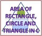 Simple Java Program To Find Area Of Rectangle