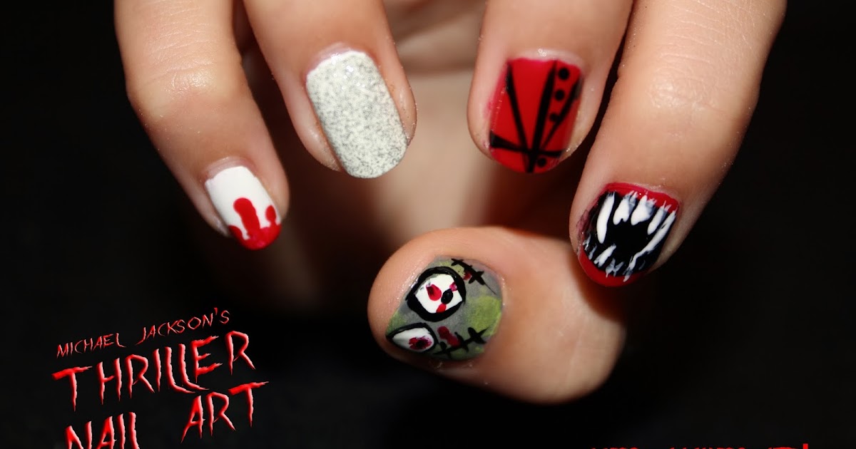 Yep. Nailed it. Michael Jackson's Thriller Nail Art
