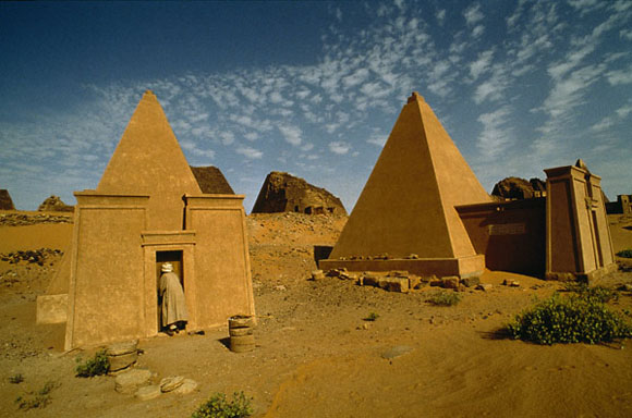 Sudan pyramids at Meroe