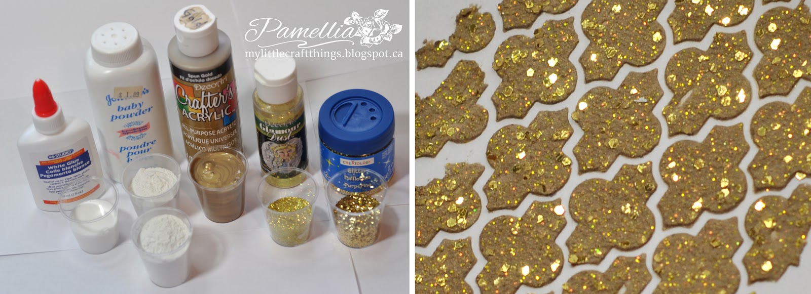 My Little Craft Things Homemade Texture Paste & Glitter Paste Tutorial