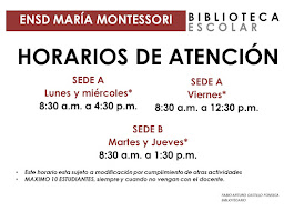 HORARIO DE ATENCIÓN