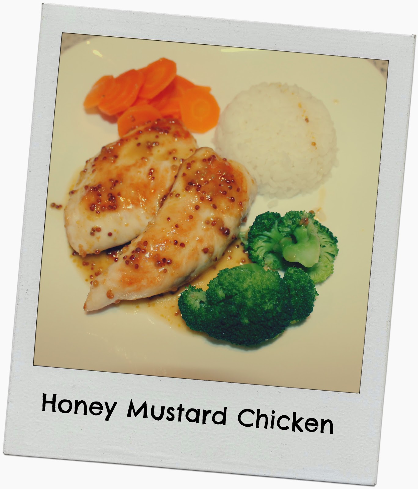 threefootcooks H is for Honey Mustard Chicken for The Kids Cook Monday