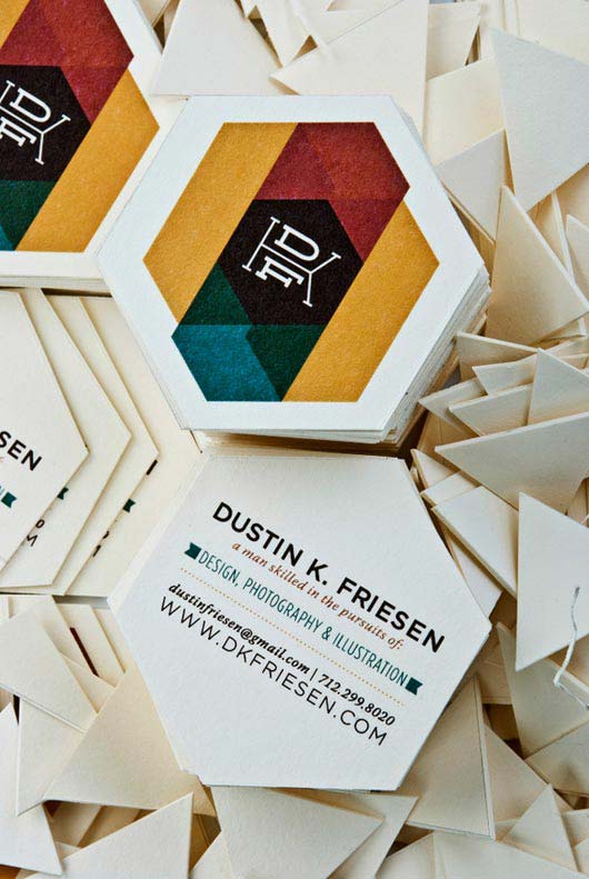 Uniquely Shaped Business Cards