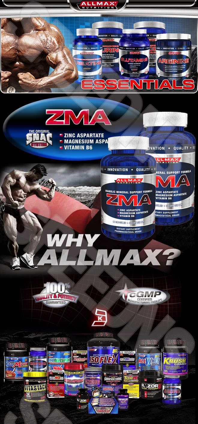 SPEEDNS (스피드엔에스) 헬스보충제 ZMA AllMax Nutrition ZMA 90 CAPSULES 올맥스 ZMA