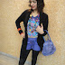 Look Of The Day - Winters are not dull and boring *purple details*