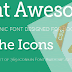 List Icon Font Awesome dan CSS Value Content V4.0.3