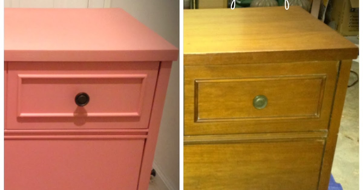 A Modern Navy Wife Nightstand redo