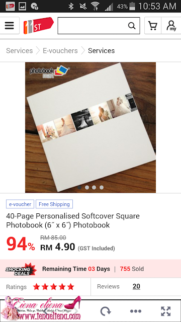 Photobook Bernilai RM85 dengan harga RM4.90 di 11street.my