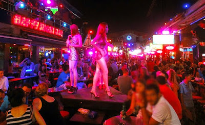 Things to do with hot ladyboys and girls in Patong Beach showing their plastic stuff