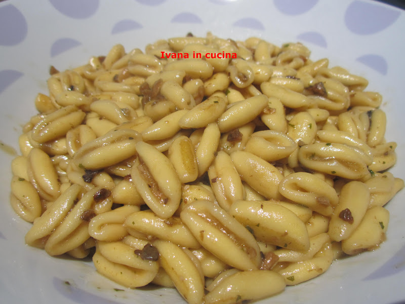 Ivana in cucina Cavatelli con funghi porcini