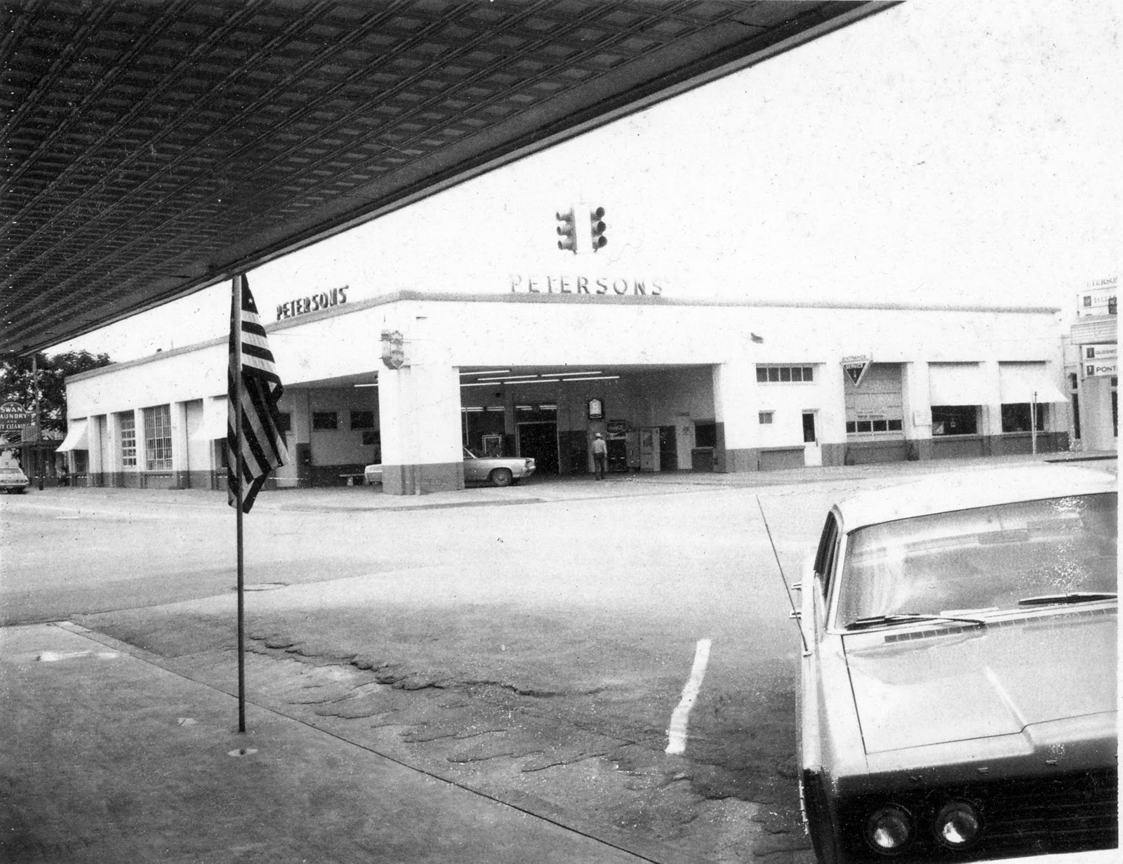 Joe Herring Jr. Newly found shot of Peterson's Garage