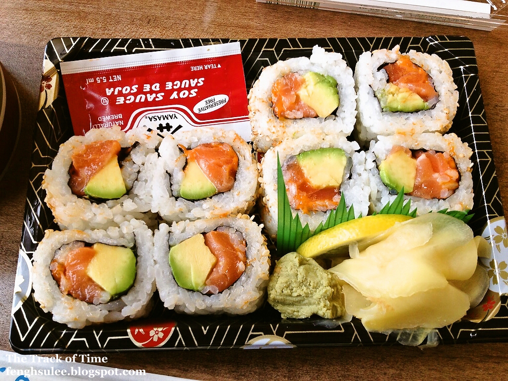 Kikka Sushi Spicy Salmon Avocado Roll The Track of Time