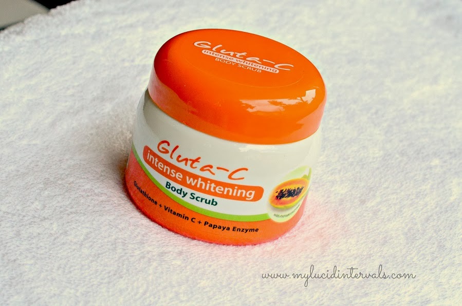 Current Addiction GlutaC Intenive Whitening Body Scrub My Lucid