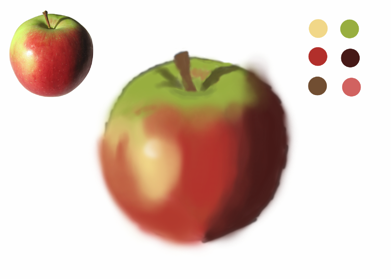 Computer Graphics Apple Painting