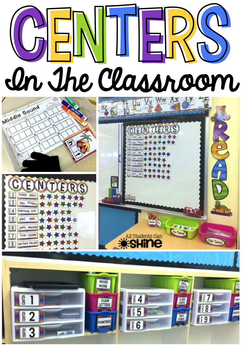 Literacy Centers Management Chart