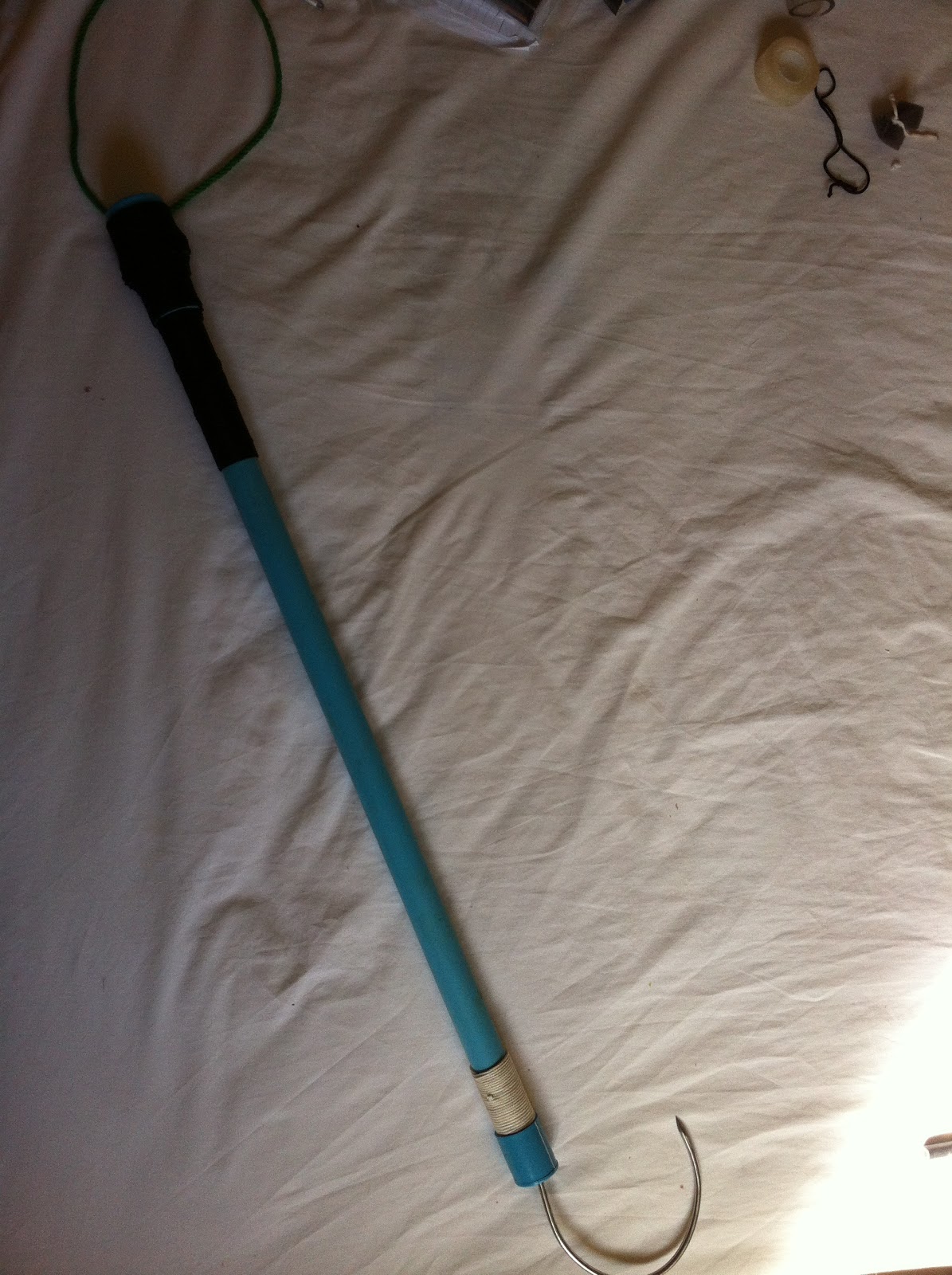 Fishing Homemade Fishing Light Attractor and Gaff(pt II)