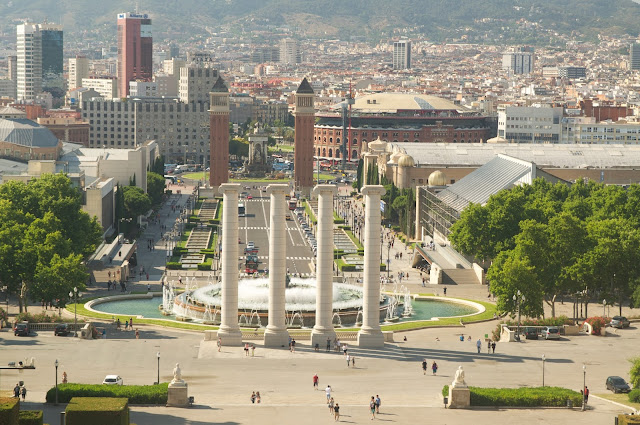 Barcelona, Spanyol,Eropa,Wisata,Travelling, Museu Nacional d'Art de Catalunya,The Palau Nacional,Monjuict