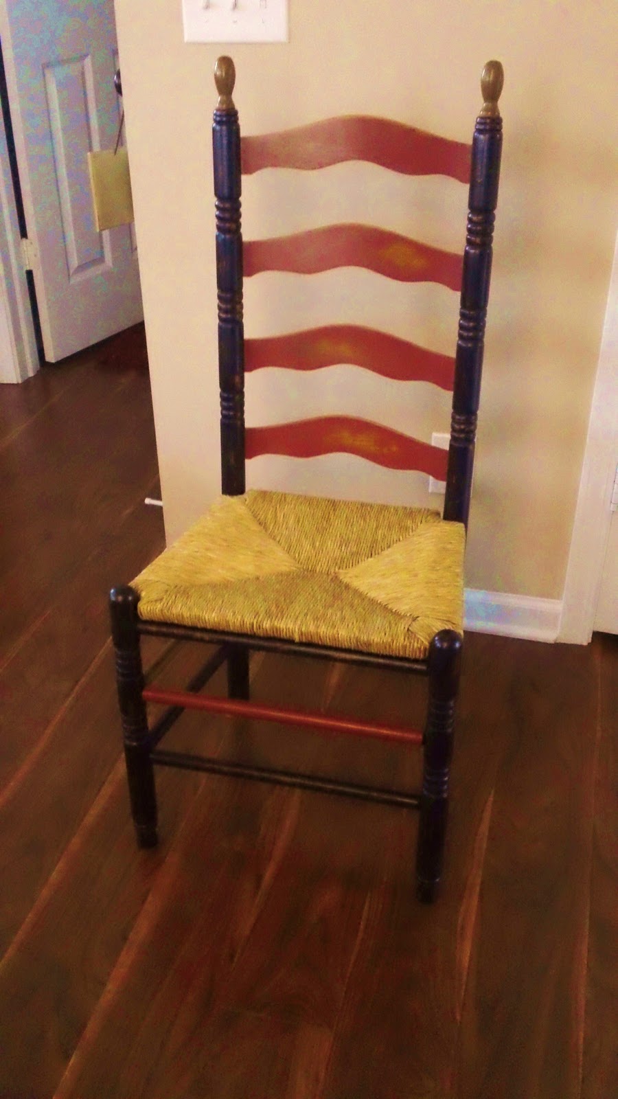 Wise Designs Inspirations. COOL PAINTED LADDER BACK CHAIR