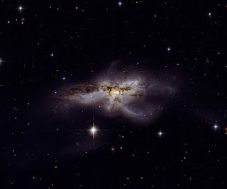Система NGC 6240 в видимом свете