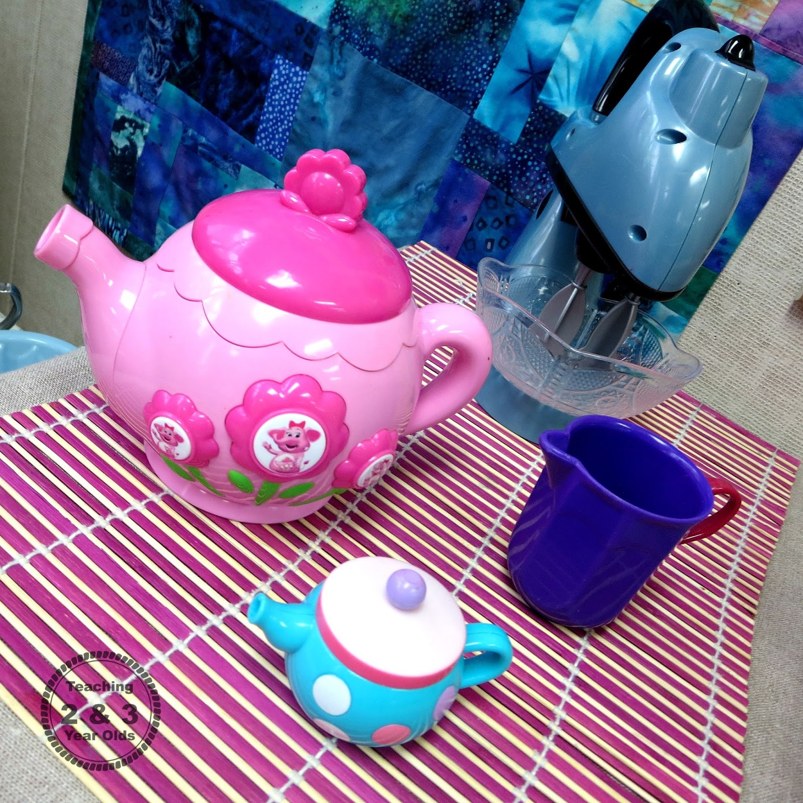 Tea Party Dramatic Play Teaching 2 and 3 year olds