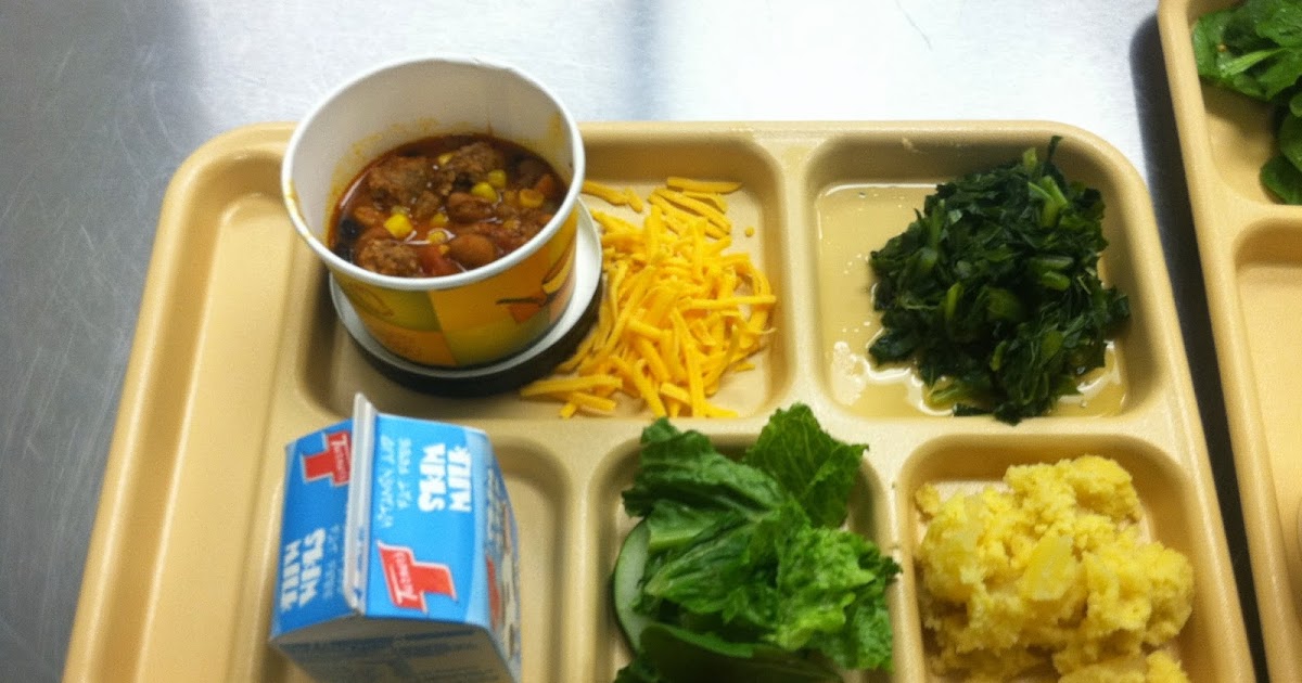 What's For School Lunch? USA School Lunch Chili with Cheese