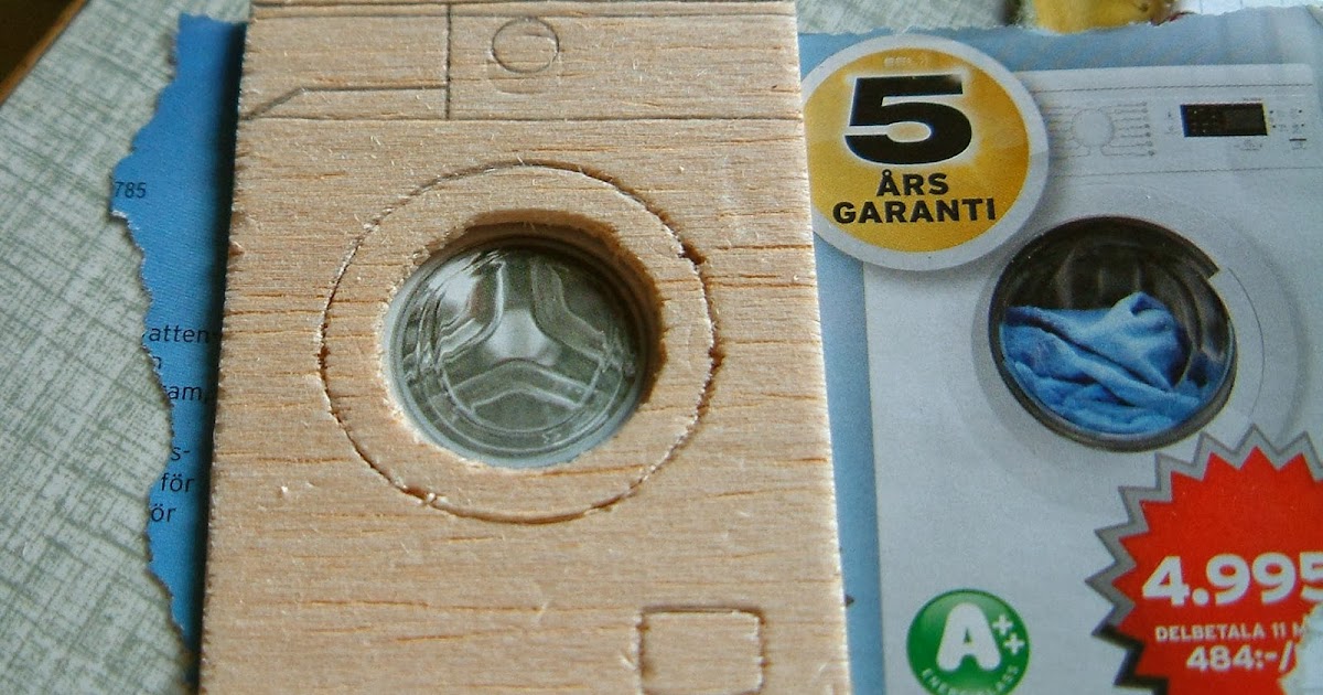 Hannahsminiatyrer Making a washing machine