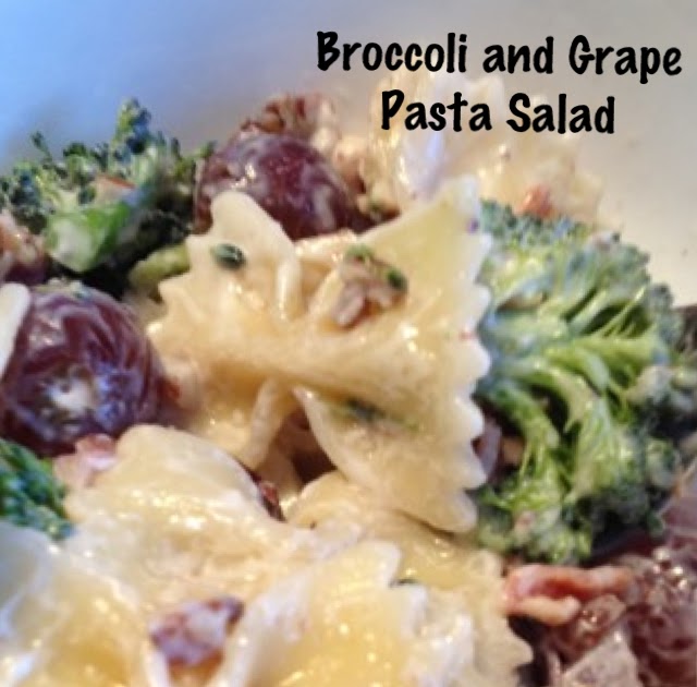 My Recipe Book Broccoli and Grape Pasta Salad