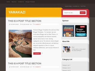 Yamakazi Blogger template