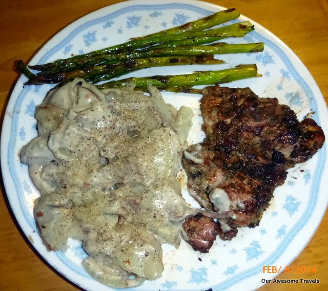 Scalloped Potatoes on your er Q Cooking on my er Q100 and