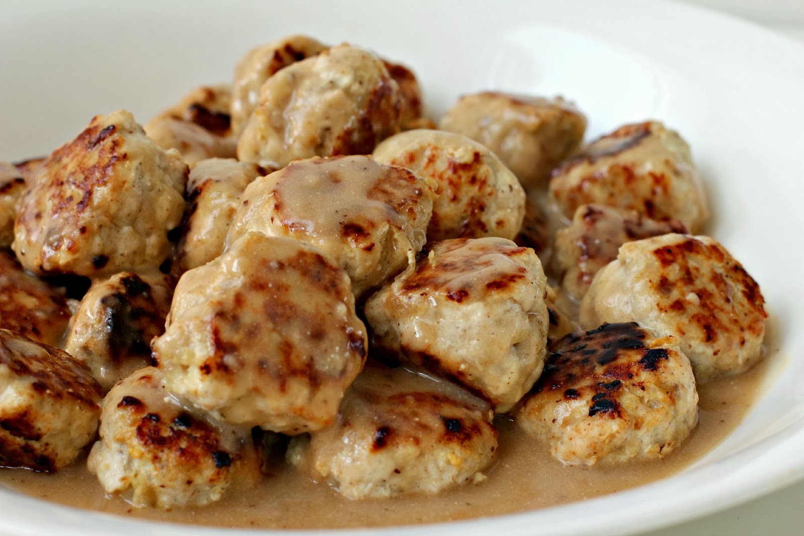Milk and Honey Skinnier Swedish Meatballs