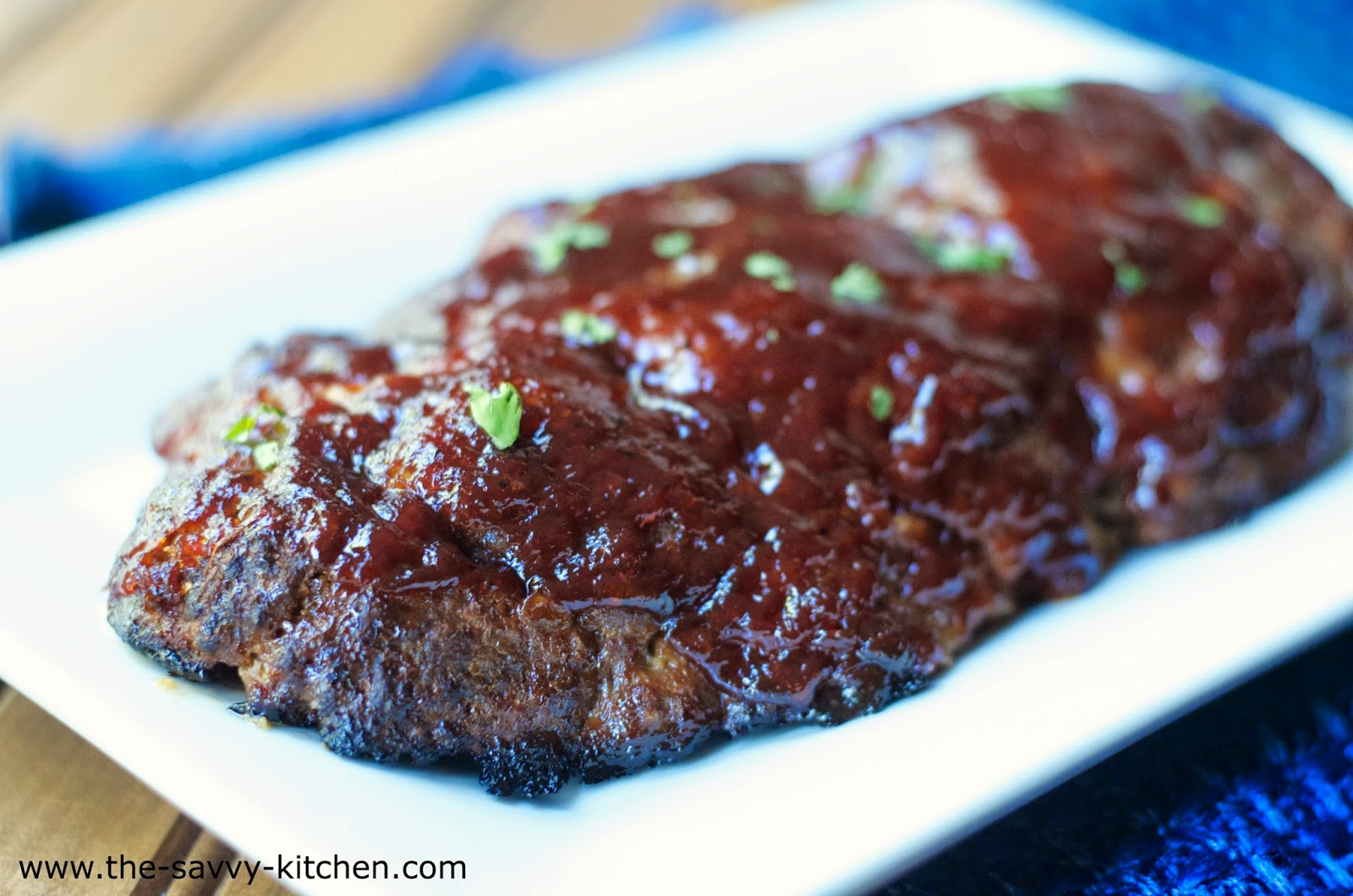 The Savvy Kitchen BBQ Meatloaf
